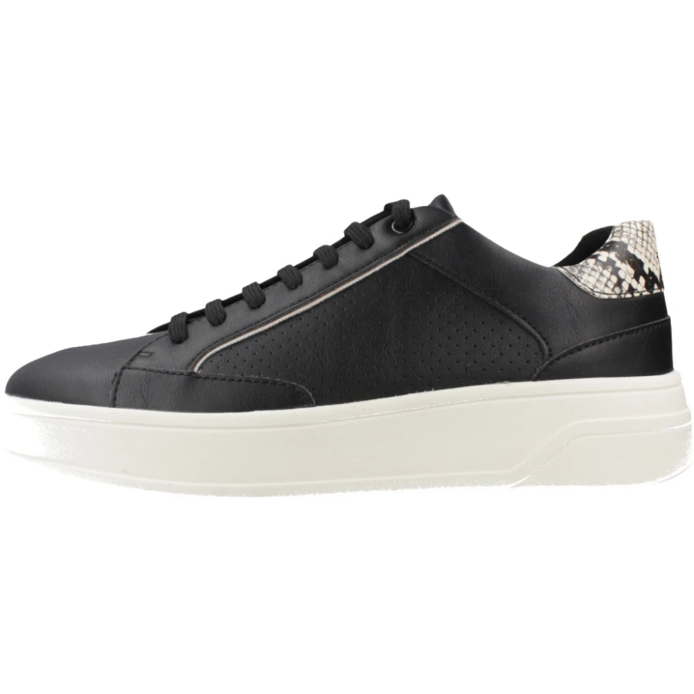 Geox D Spherica Ecub-2 Dames Schoenen Zwart