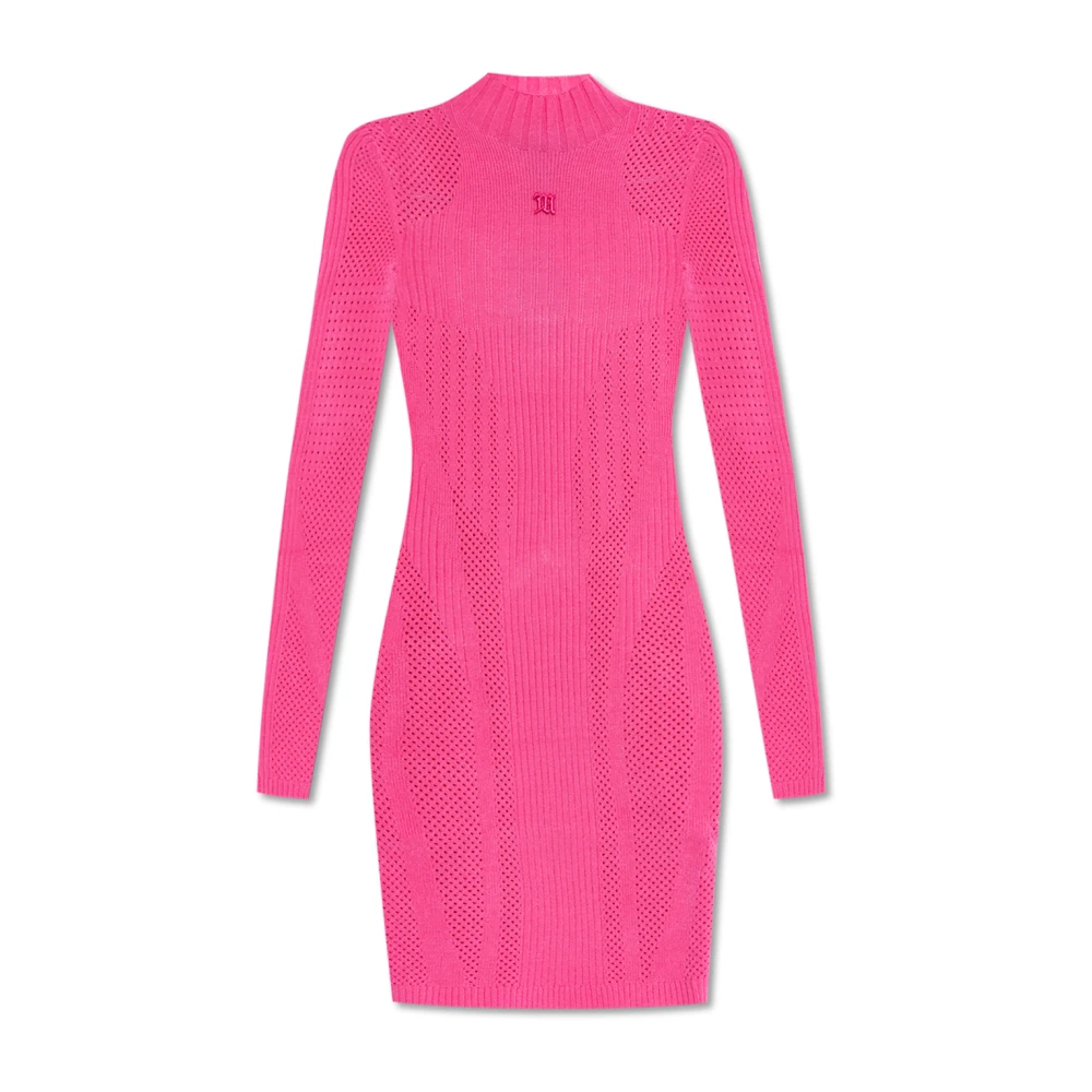 Misbhv Jurk met logo Pink Dames