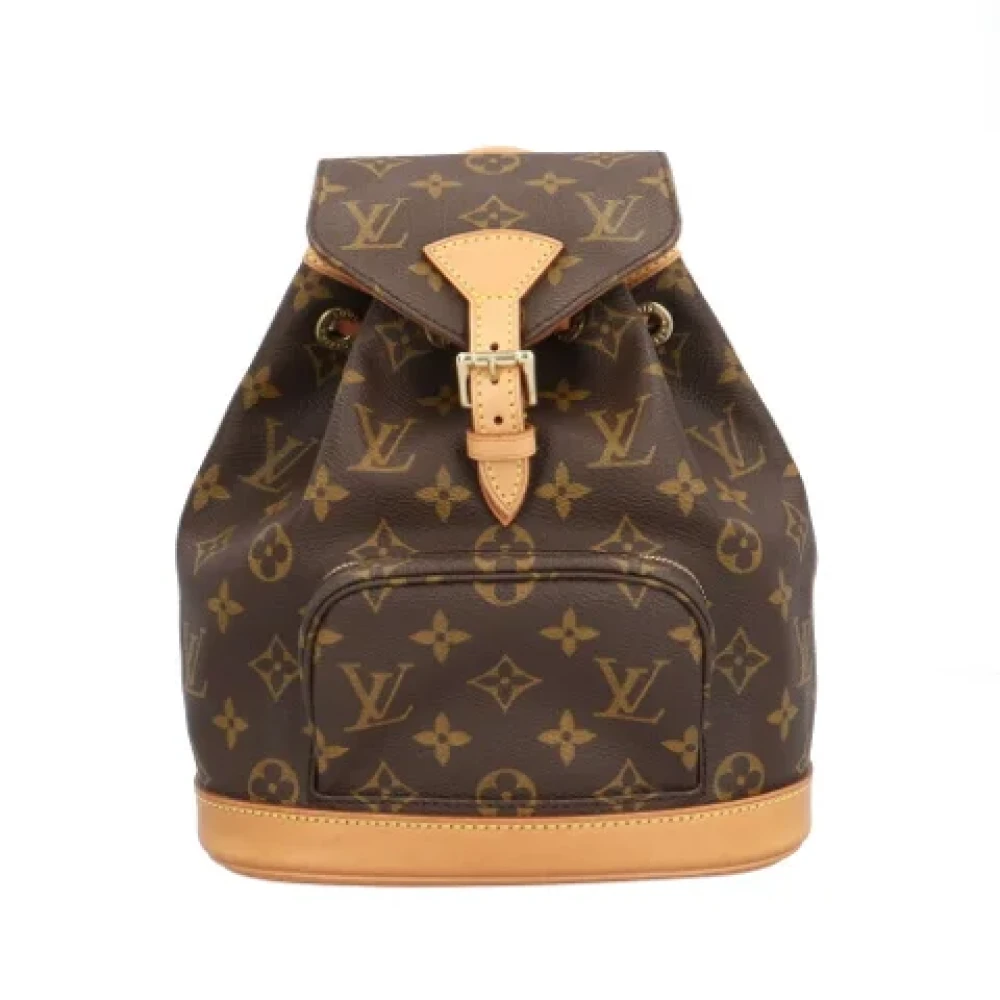 Louis Vuitton Vintage Pre-owned Canvas backpacks Brown Dames