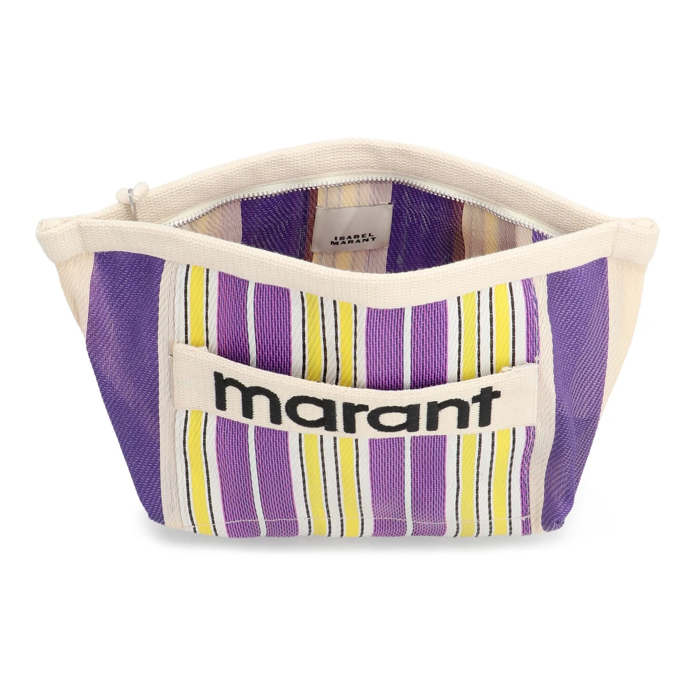 Isabel marant Nylon Clutch Tas met Rits Multicolor Dames