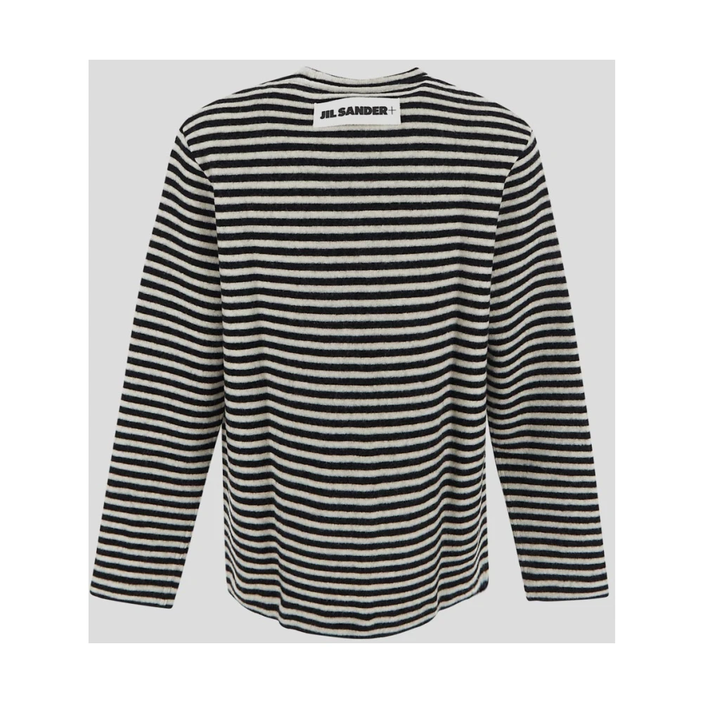 Jil Sander Gestreept wollen gebreide kleding met lange mouwen Multicolor Heren