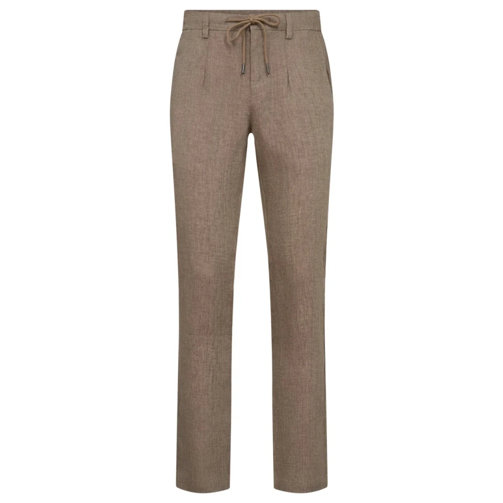 Brun Slim Fit Chinos Bukse