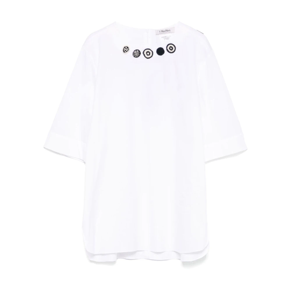 Max Mara Witte T-shirts en Polos White Dames
