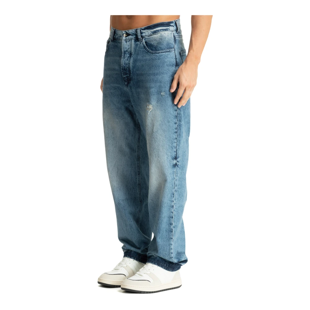 Barrow Klassieke denim jeans met logo details Blue Heren