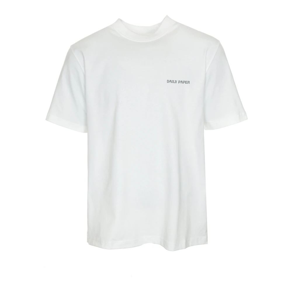 Daily Paper Senses Korte Mouw T-shirt White Heren