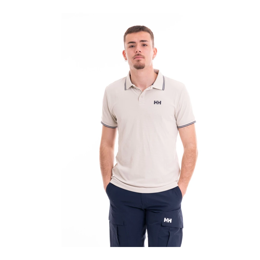 Helly Hansen Uomo Bianco Polo Driftline - Immagine 3