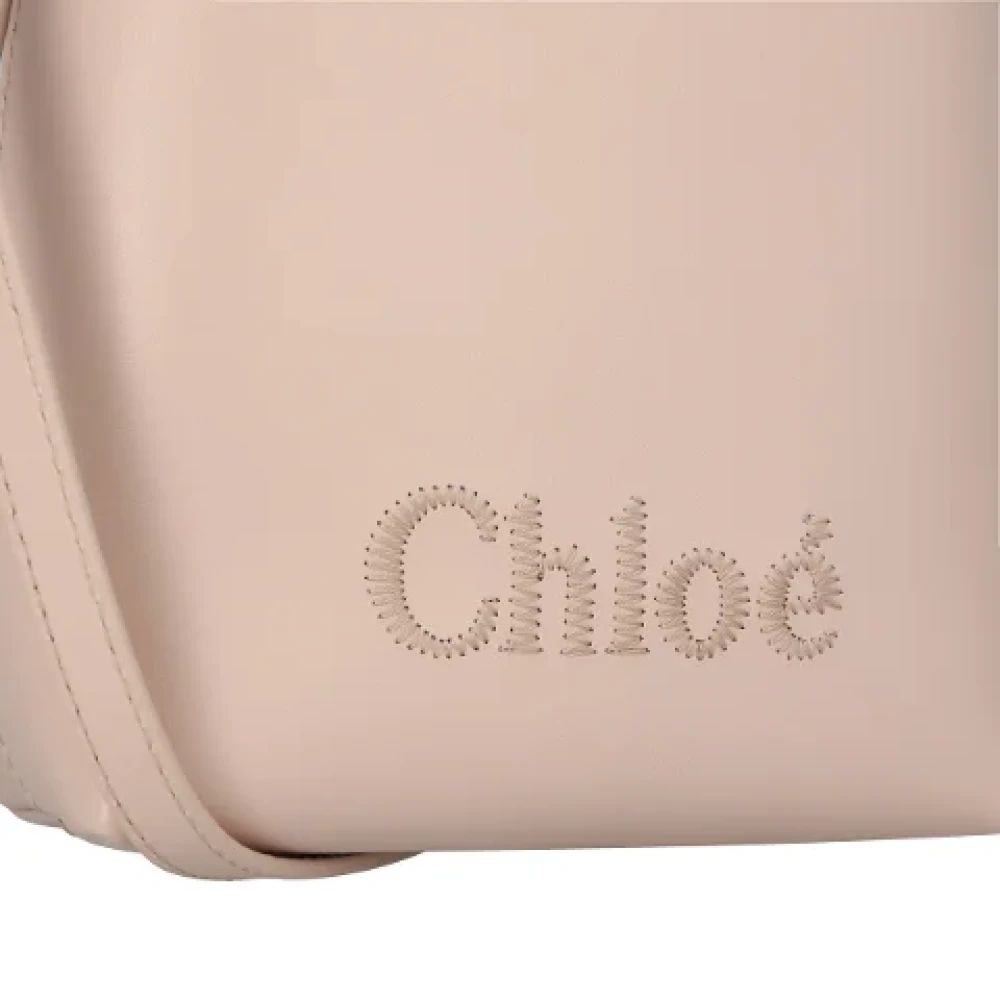 Chloé Leather shoulder-bags Beige Dames