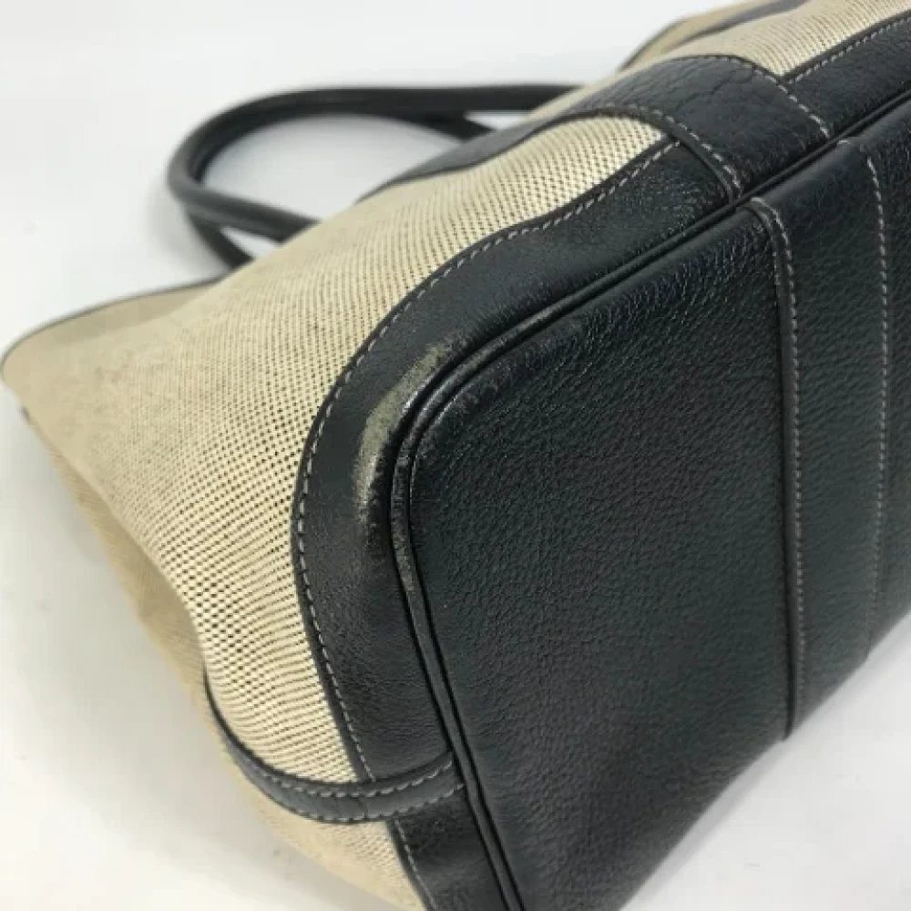 Hermès Vintage Pre-owned Fabric handbags Gray Dames