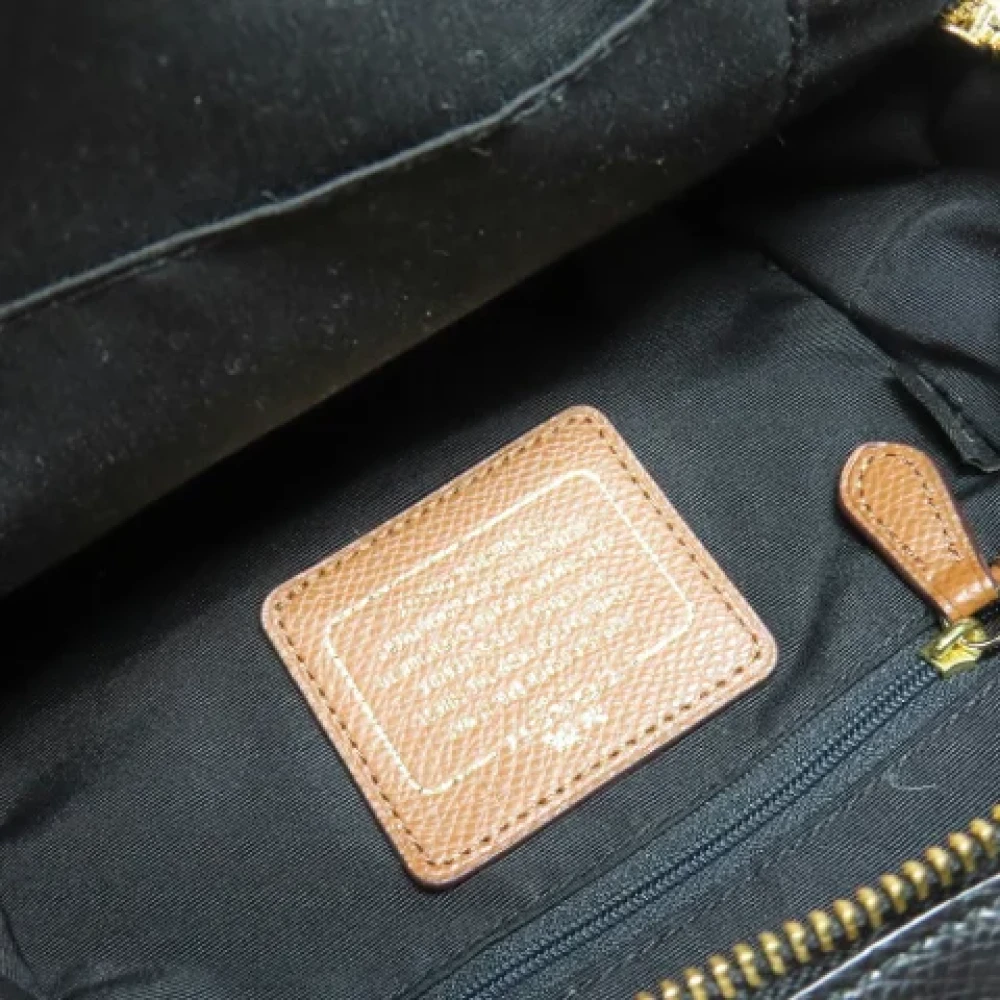 Coach Pre-owned Fabric backpacks Black Dames