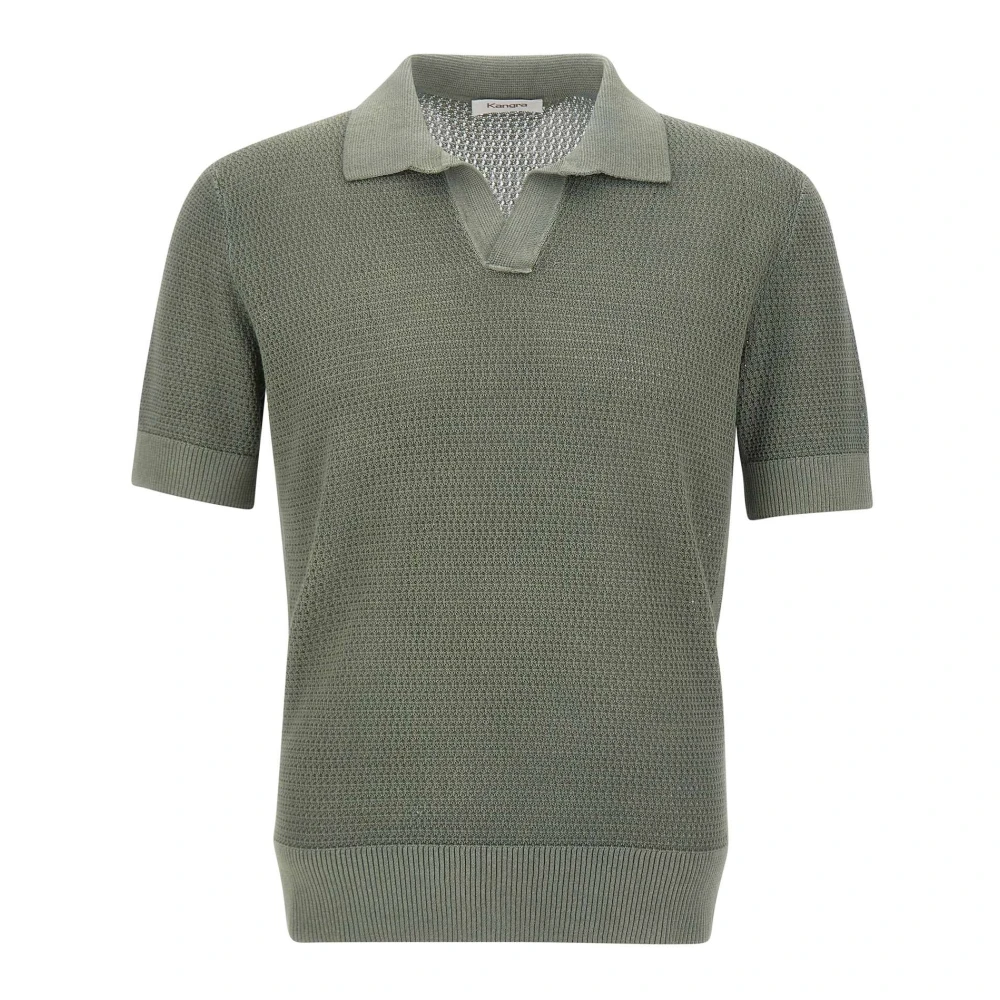 Kangra Green T-Shirts And Polos - Male - Polo Shirts - L - Tops