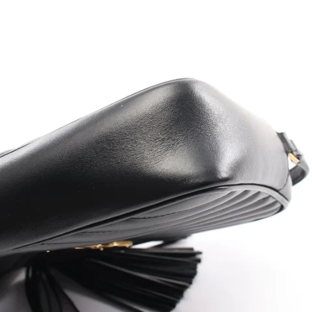 Yves Saint Laurent Vintage Pre-owned Leather shoulder-bags Black Dames