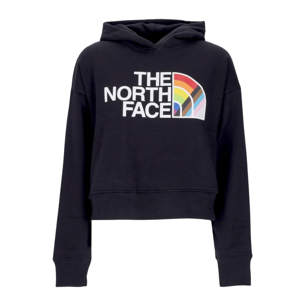 The North Face Regenboog Trots Zwarte Hoodie Sweatshirt Black Dames