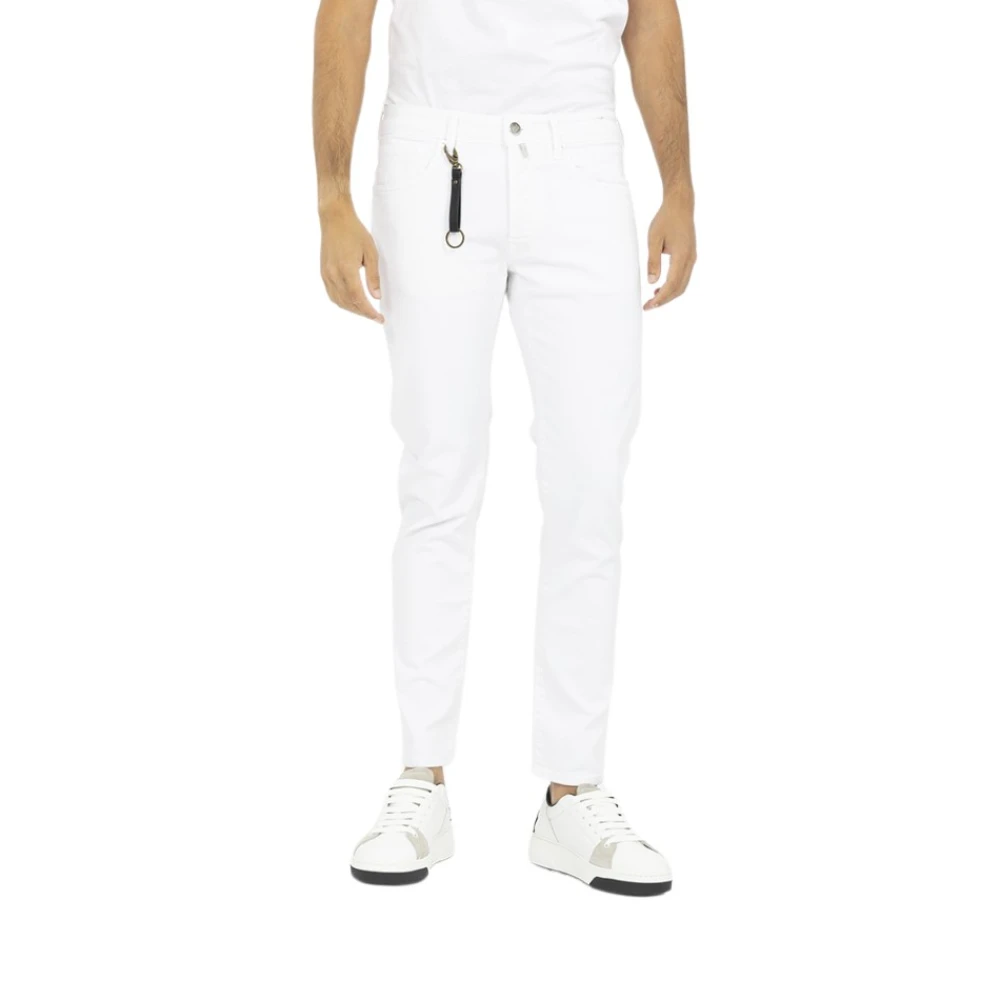 Incotex Blue Division Slim Fit Jeans White Heren