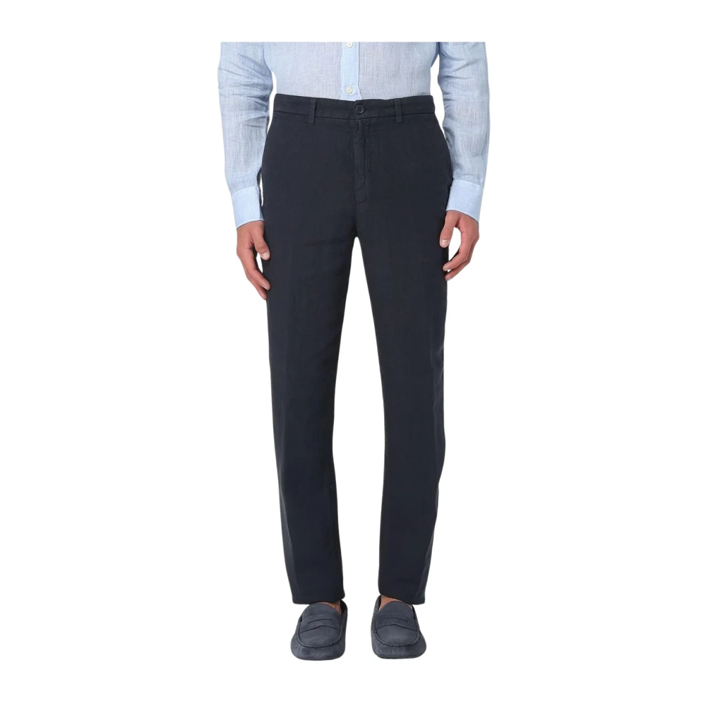 Trousers > Straight Trousers - - 120% Lino - Modalova