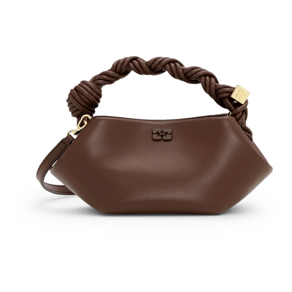 Ganni Women's Brown Handbags, One Size, Mini Bou Bag