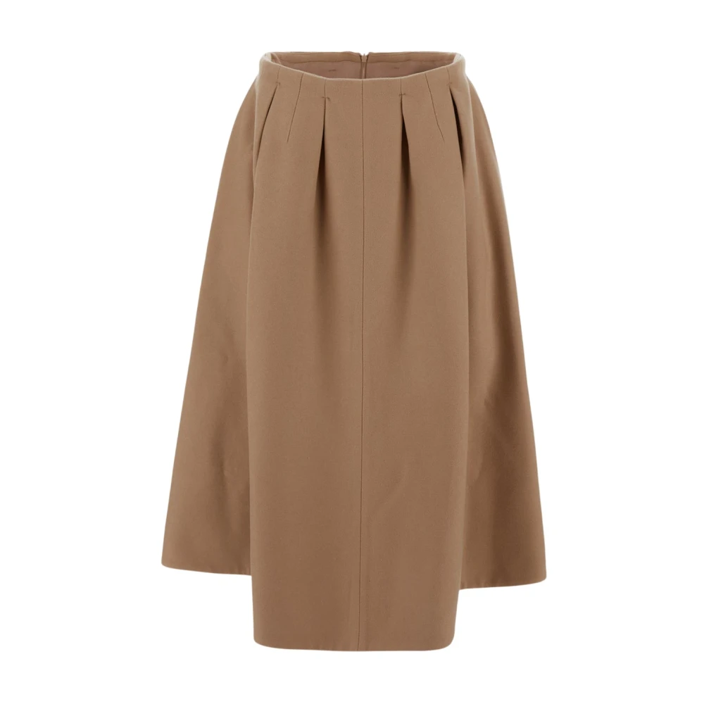 Patou Wollen Rok Beige Dames