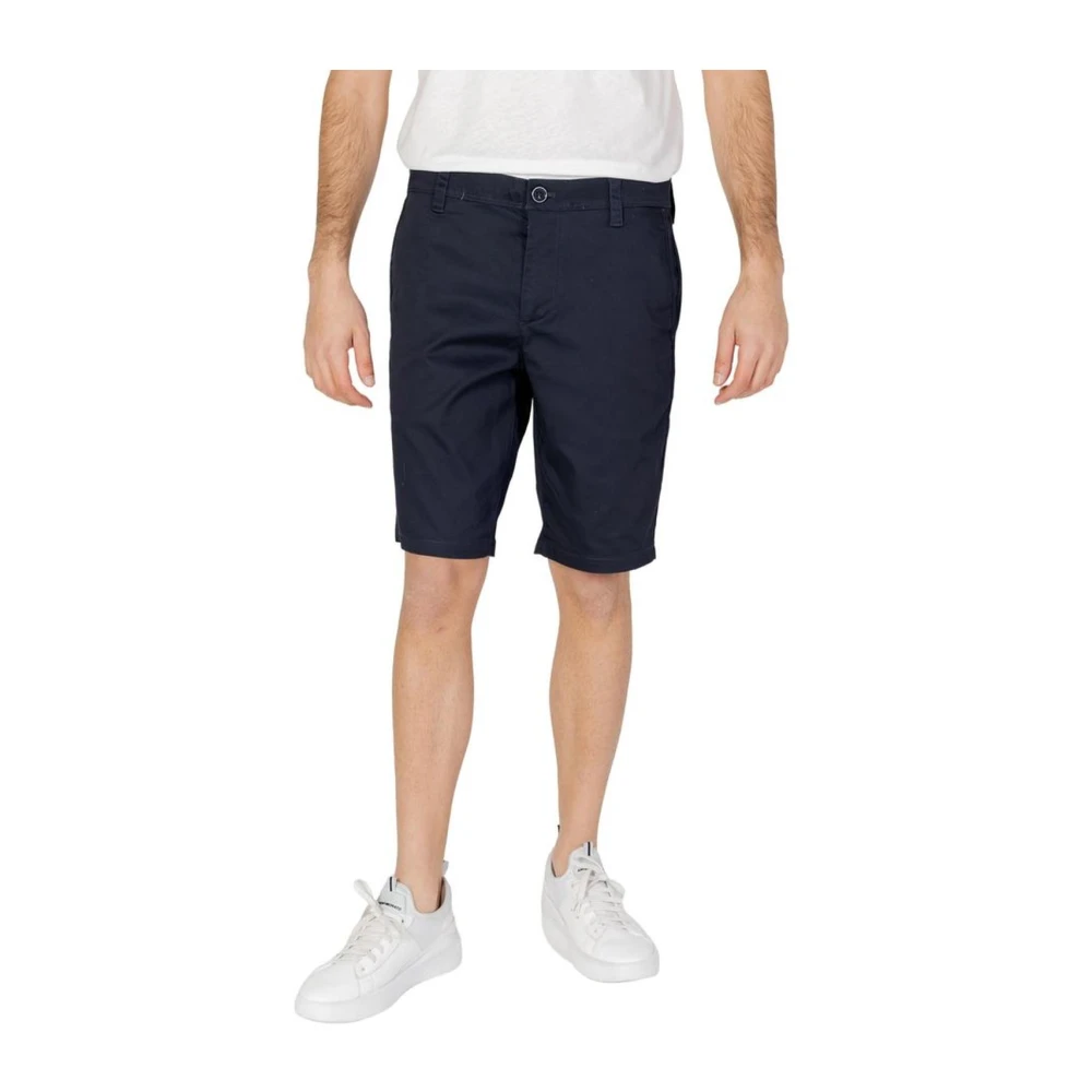Armani Exchange Bermuda-shorts van katoenmix Blue Heren