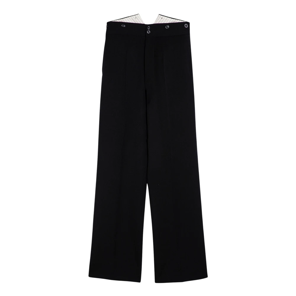 Maison Margiela Regular Fit Broek Black Dames