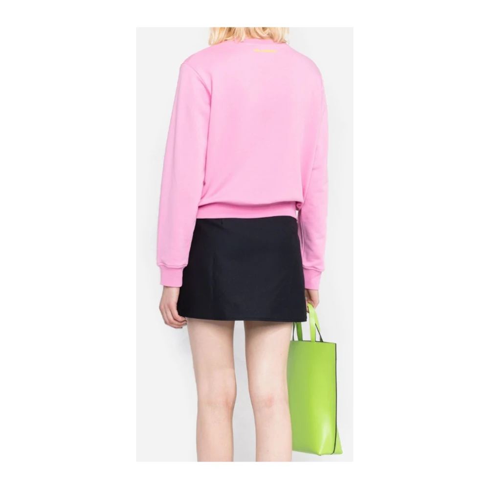 Karl Lagerfeld Roze Katoenen Sweatshirt voor Vrouwen Pink Dames