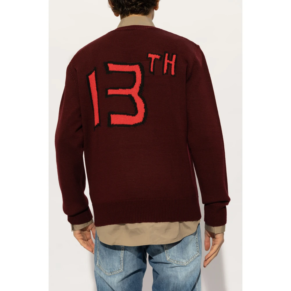 Dsquared2 Trui met logo Red Heren