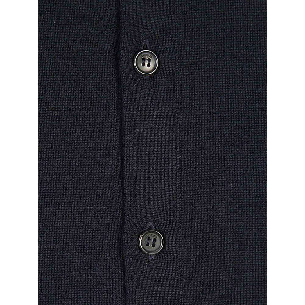 Zanone Zwarte lange mouw knoop-up shirt Black Heren