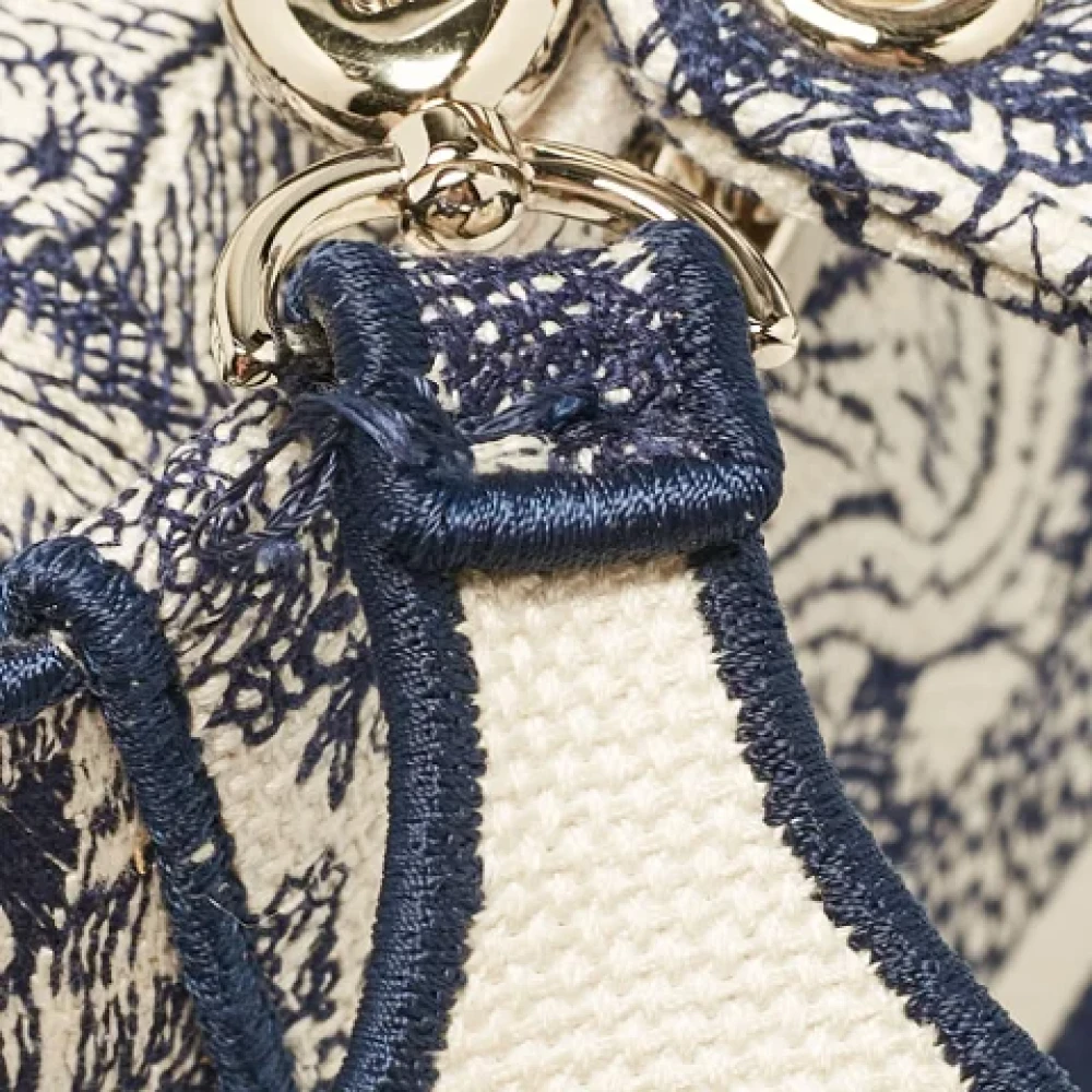 Dior Vintage Pre-owned Canvas totes Blue Dames