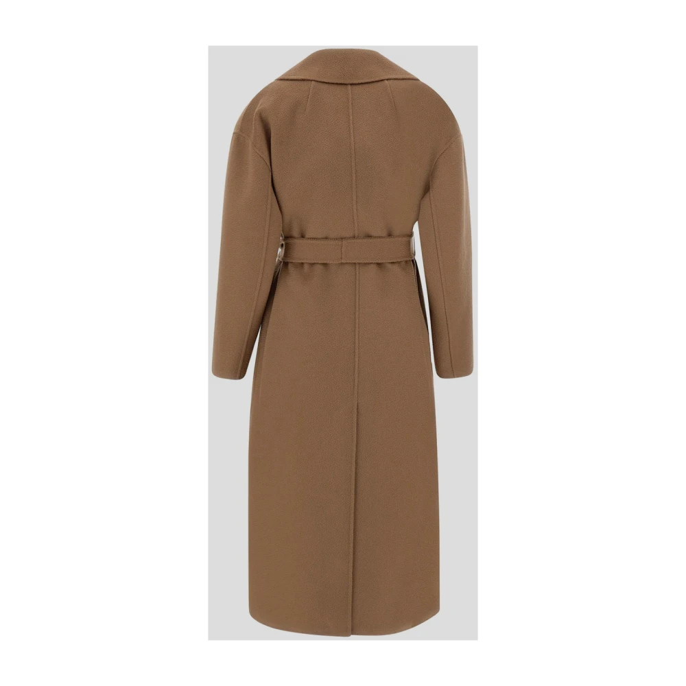 Max Mara Wollen Manuele Jas Brown Dames