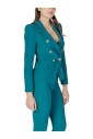 blazer-vert-col-revers-manches-longues