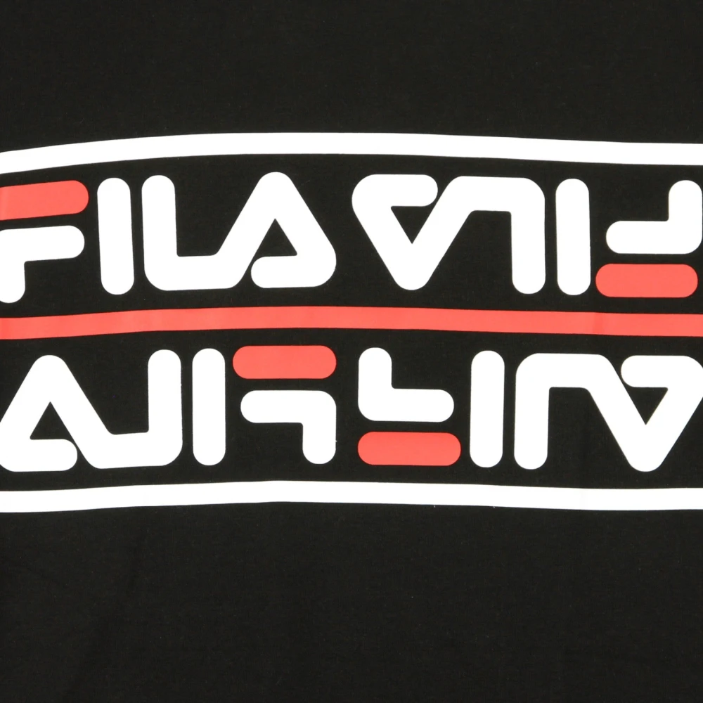 Fila Zwarte Salman Tee Heren T-shirt Black Heren
