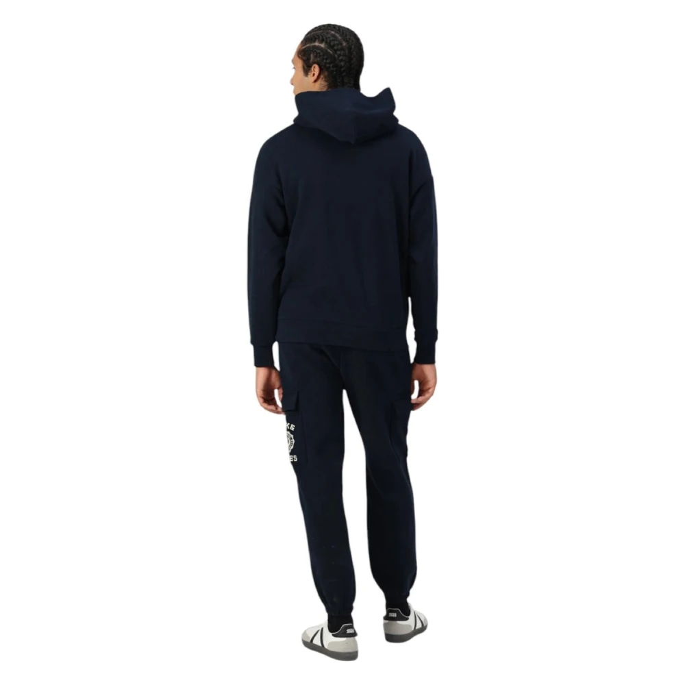 jack & jones Navy Casual Hoodie Modern Veelzijdig Blue Heren