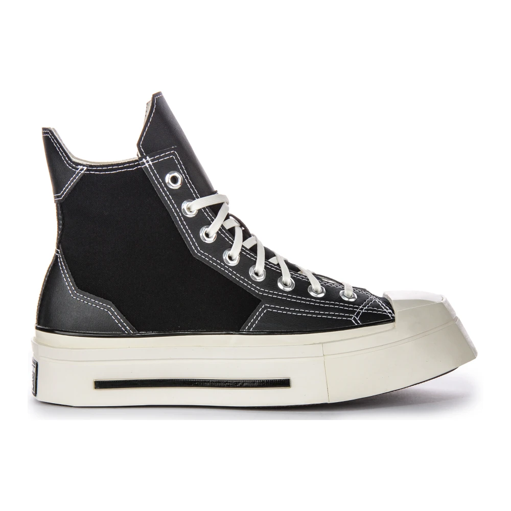 Converse Women's Black Sneakers, 6 Uk, Squared High Canvas Trainers