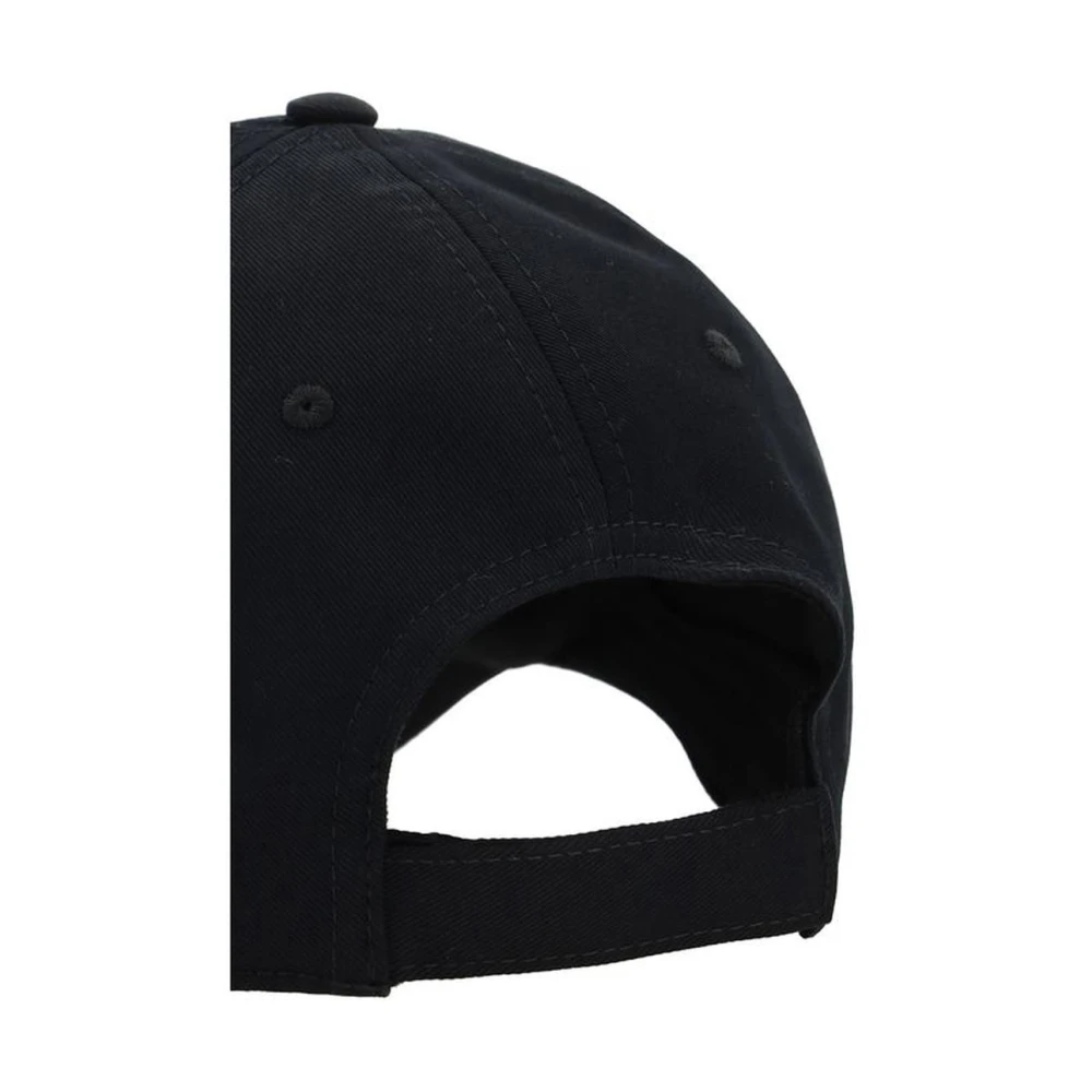 Marni Monogram Print Baseball Hat Black Heren