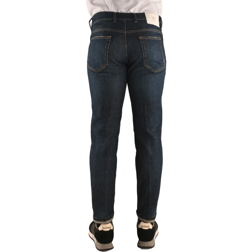 PT Torino Wortel Pasvorm Katoenen Jeans Blue Heren