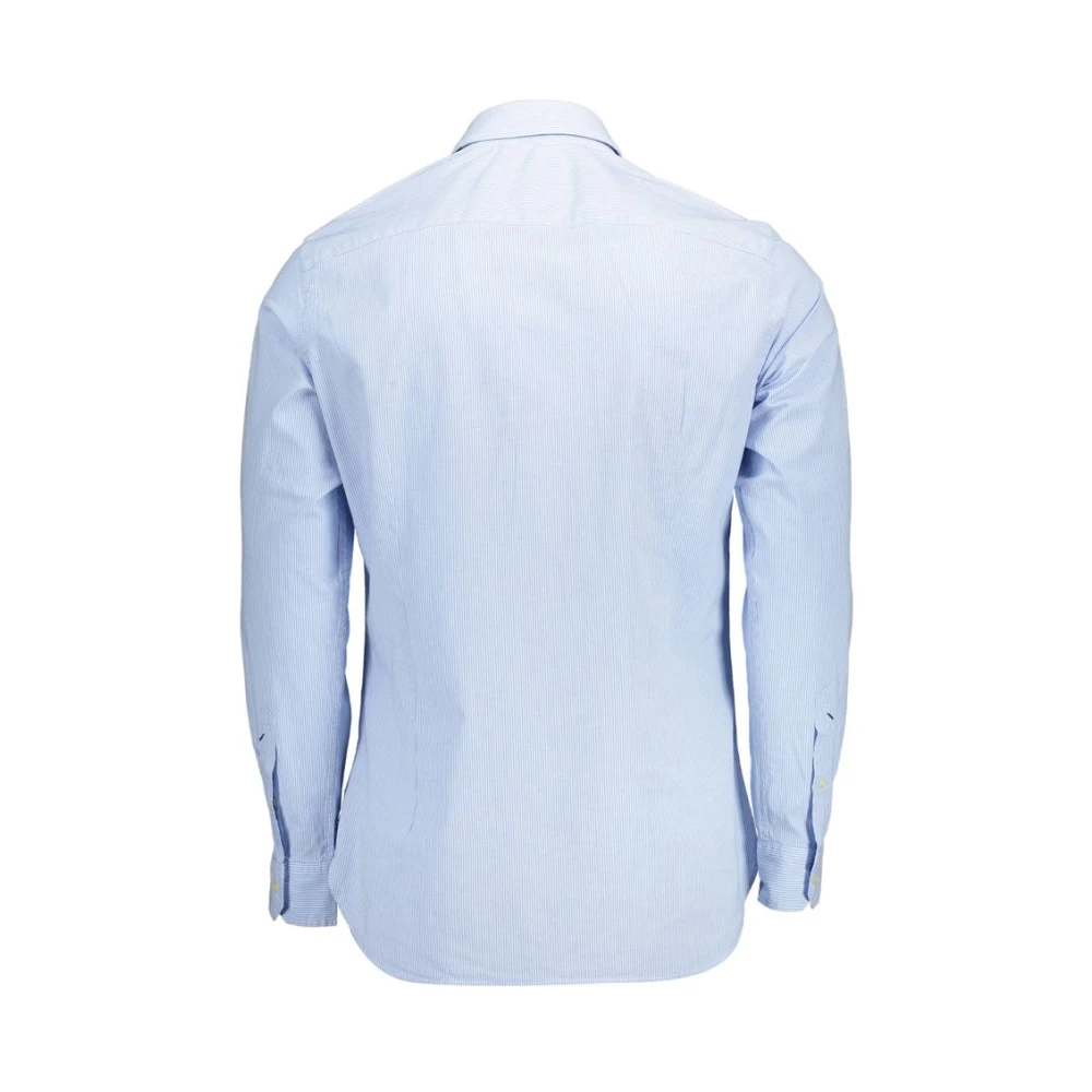 U.s. Polo Assn. Lichtblauw katoenen overhemd voor mannen Blue Heren