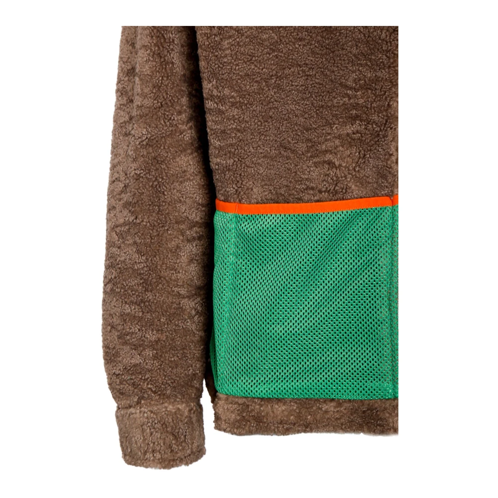 Brain Dead Mesh Sherpa Fleece Jacket Multicolor Heren