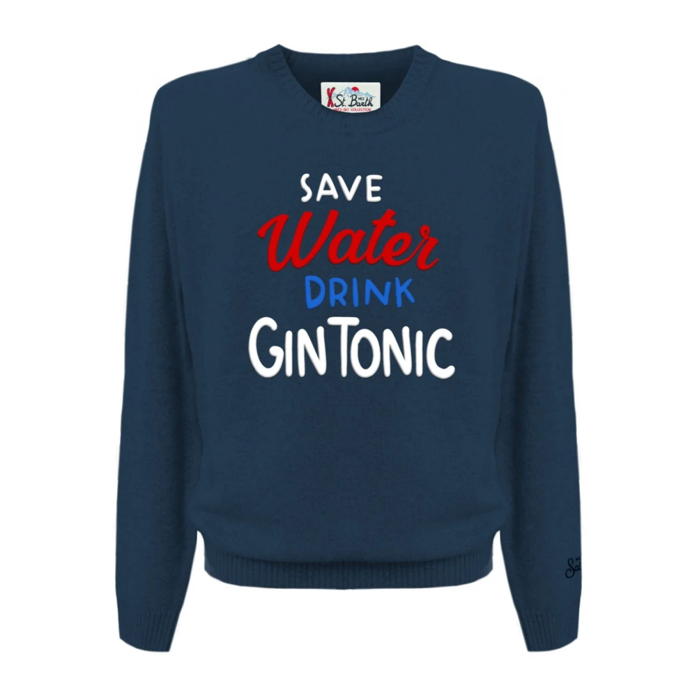 MC2 Saint Barth Stijlvolle Sweaters Collectie Blue Heren