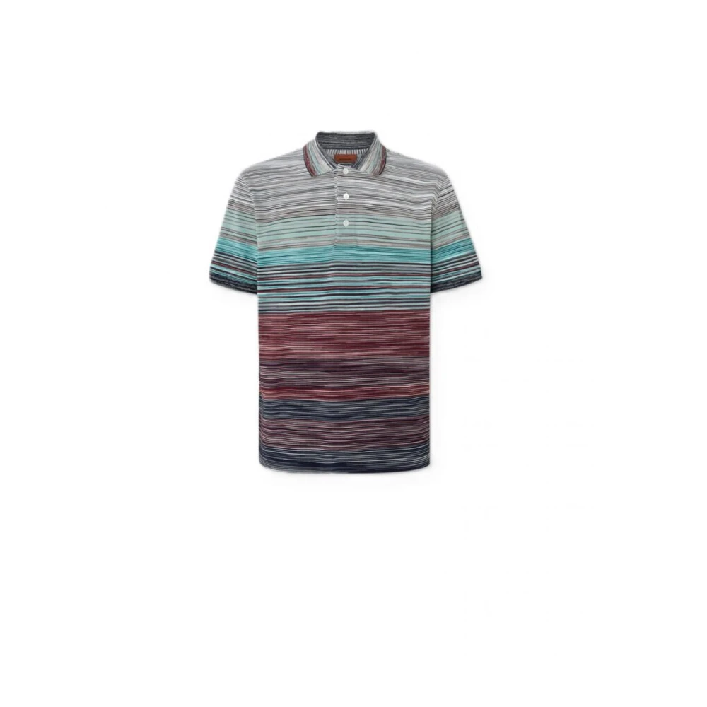 Missoni Polo De Algodón Tops Hombre Multicolor M