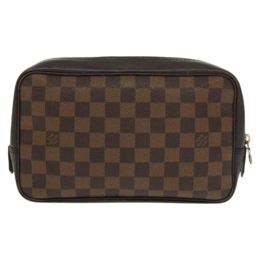 Louis Vuitton Vintage Pre-owned Canvas clutches Brown Dames