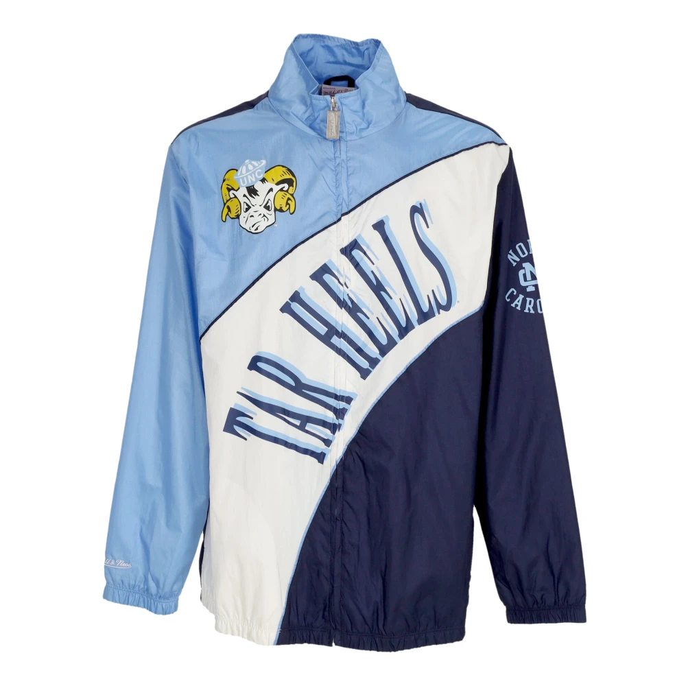 Mitchell & Ness Men's Multicolor Retro Windbreaker With North Carolina Tar Heels Logo