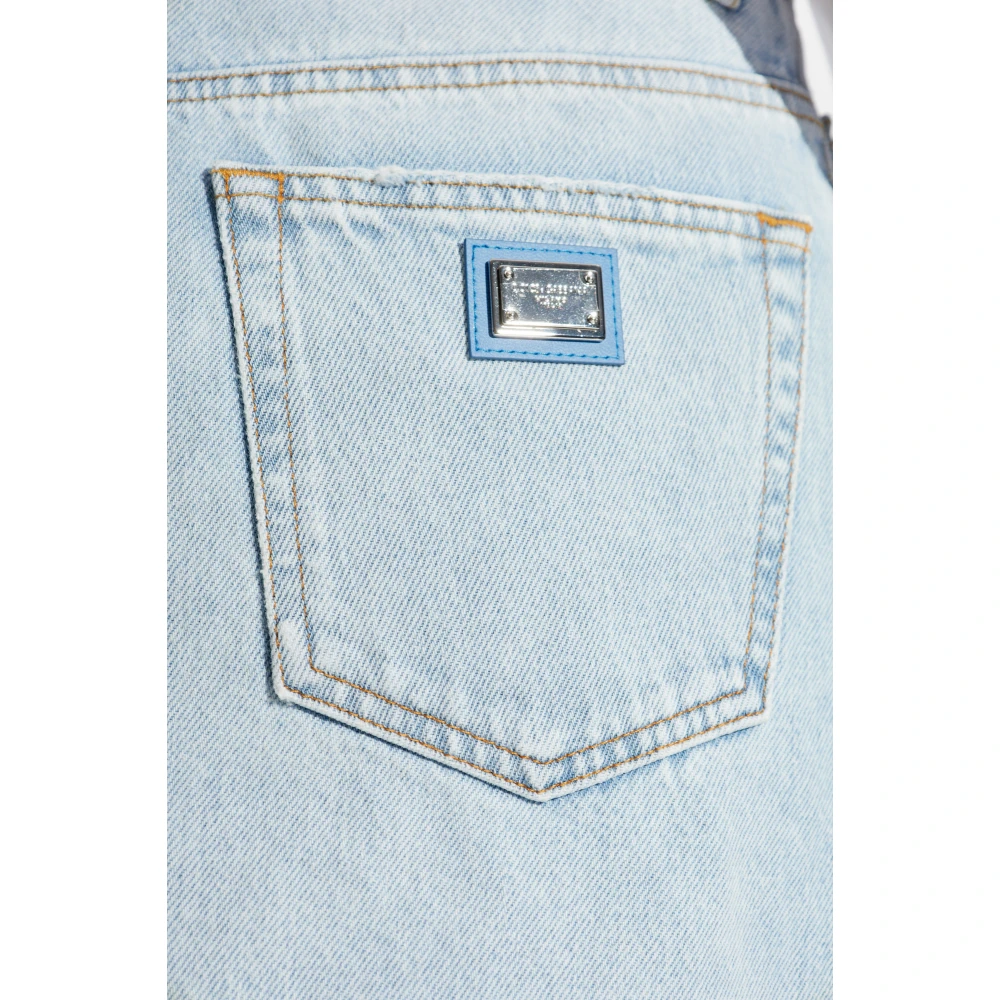 Dolce & Gabbana Denim rok Blue Dames