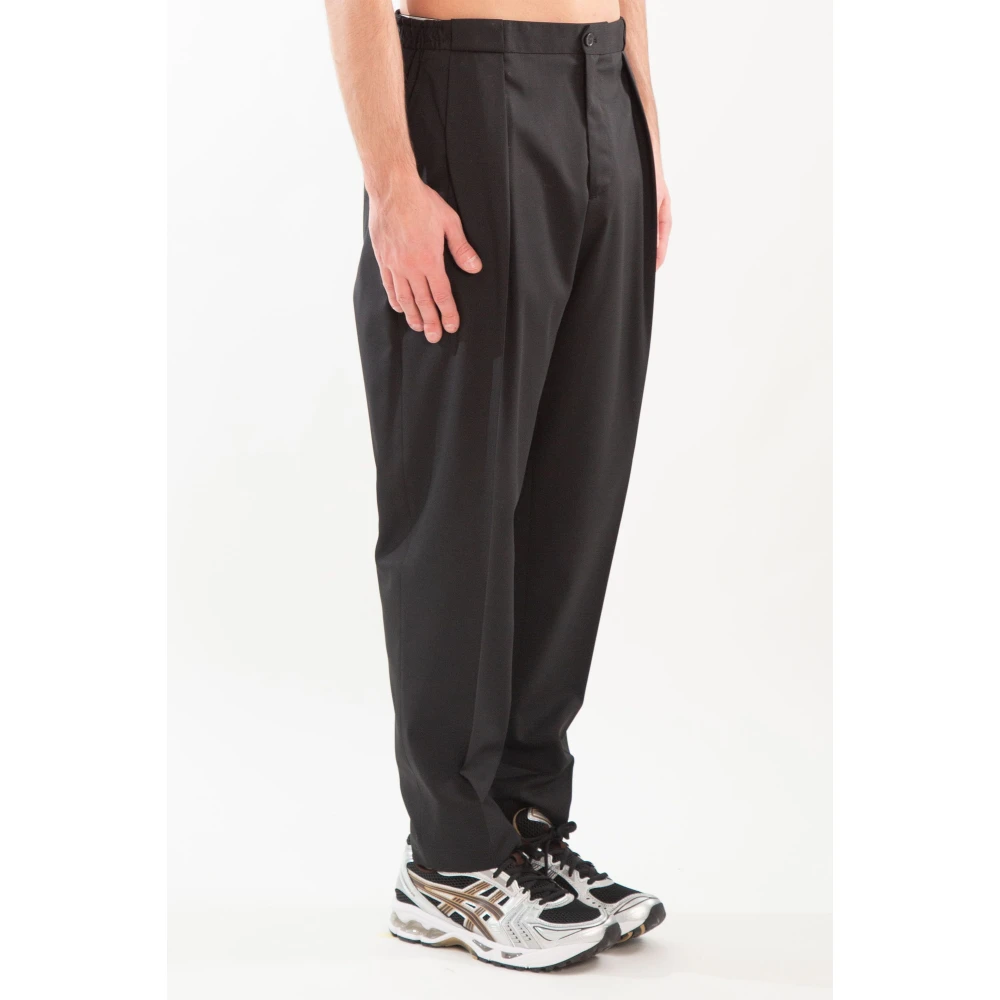 Briglia Verfijnde wollen broek in Portobello-stijl Black Heren