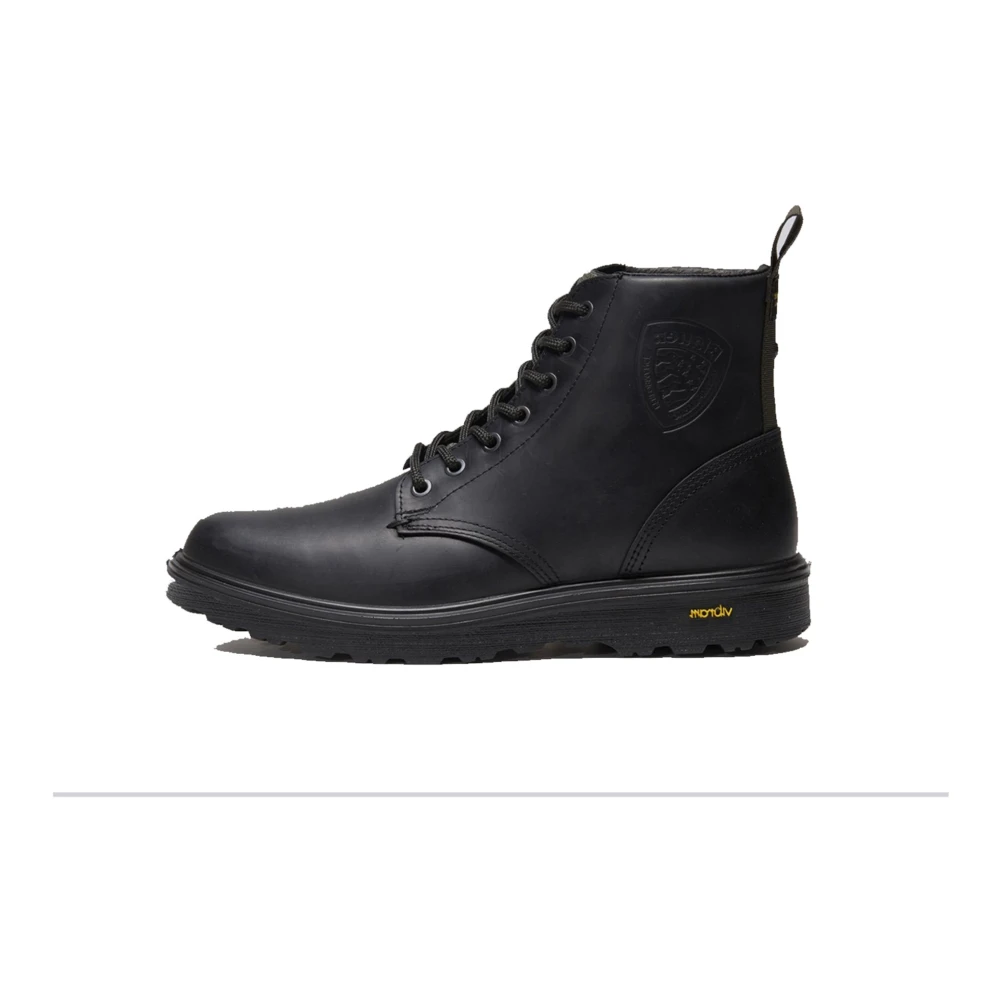 Blauer Wedge Enkellaarsjes Heren Schoenen Zwart