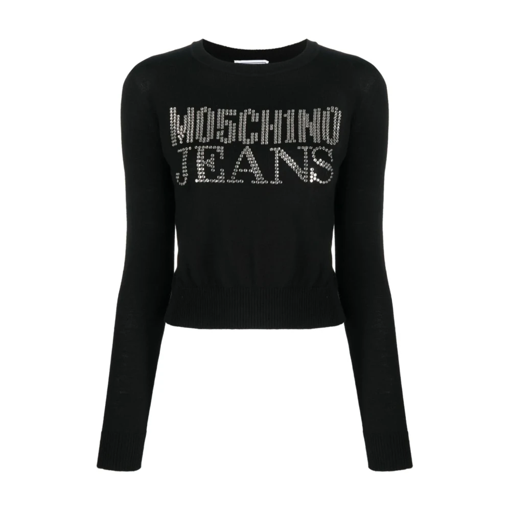 Moschino Zwarte Sweaters voor Heren Black Dames