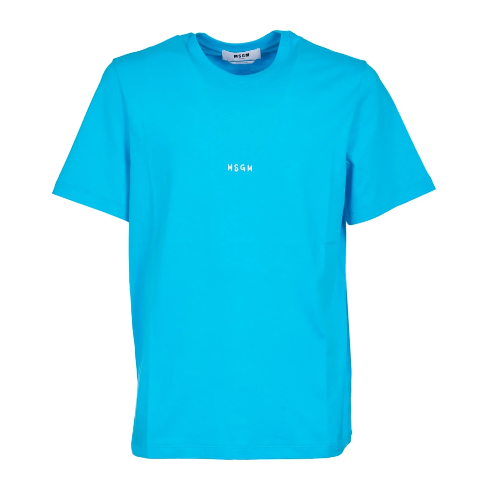 Msgm - Tops > T-Shirts - Blue - Msgm - Modalova