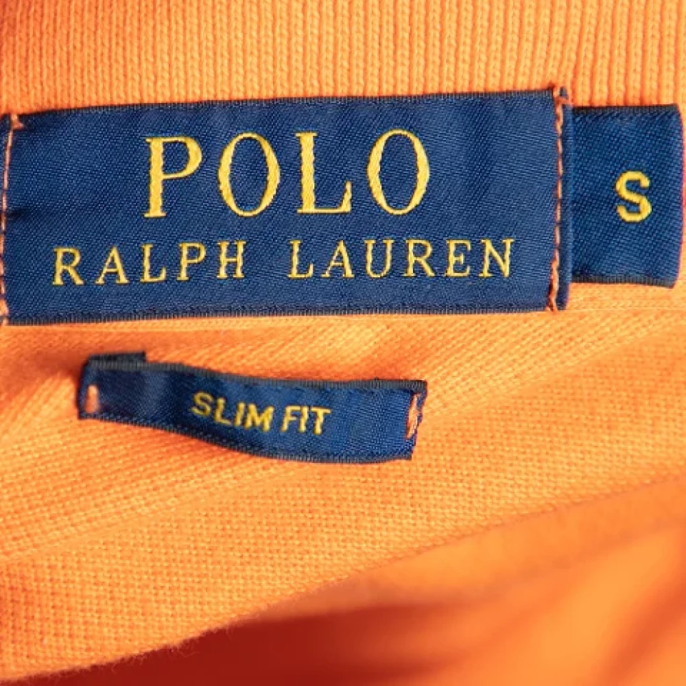 Ralph Lauren Pre-owned Cotton tops Orange Dames