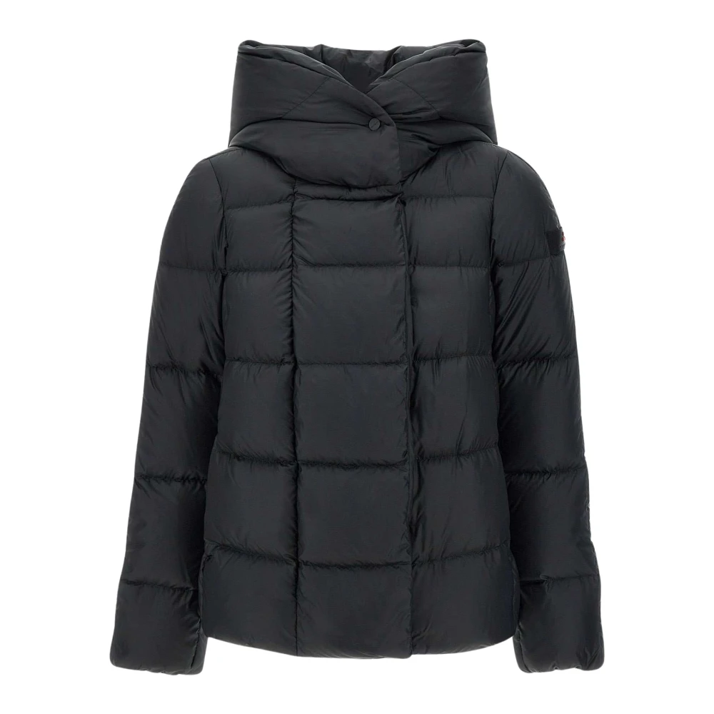 Peuterey Zwarte Gewatteerde Donsjas Black Dames