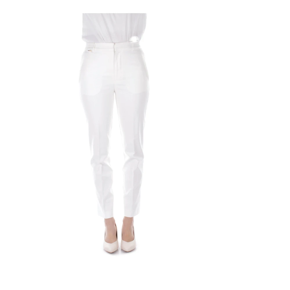 Lauren Ralph Lauren Slim fit broek met labeldetail model 'LAKYTHIA'