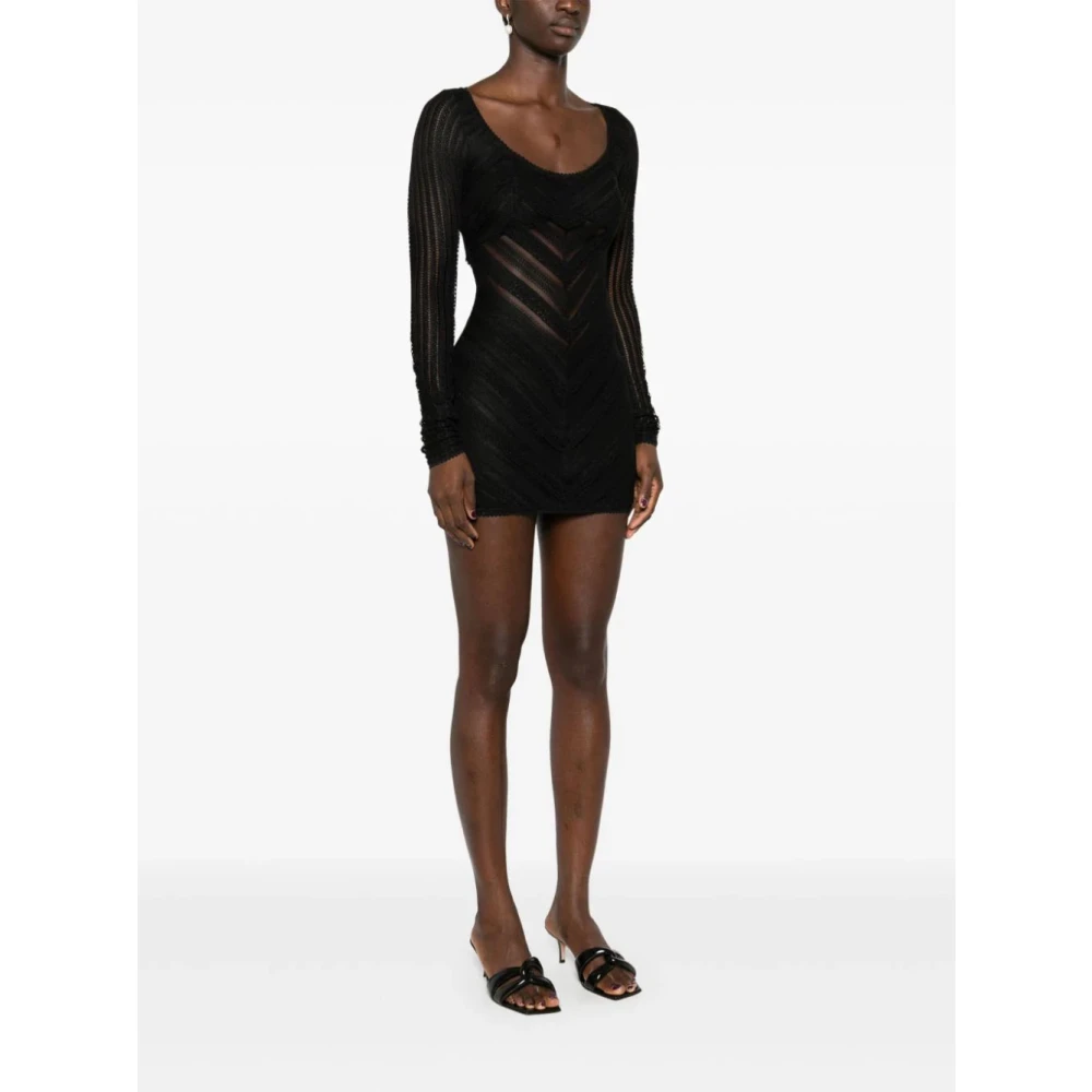 Charo Ruiz Ibiza Zwarte Korte Jurk Hadsy Black Dames