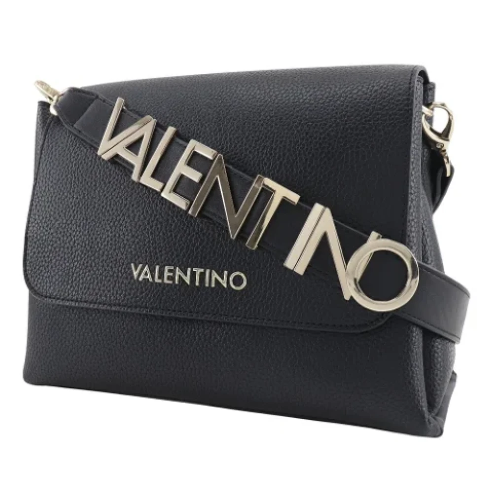 Valentino Vintage Pre-owned Leather shoulder-bags Black Dames
