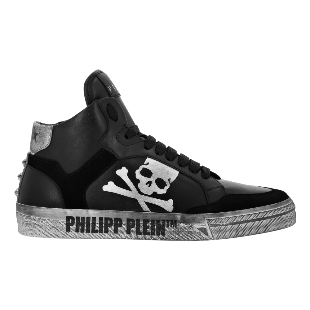 Philipp Plein High Top Sneakers Retrokickz unisex Schoenen Zwart
